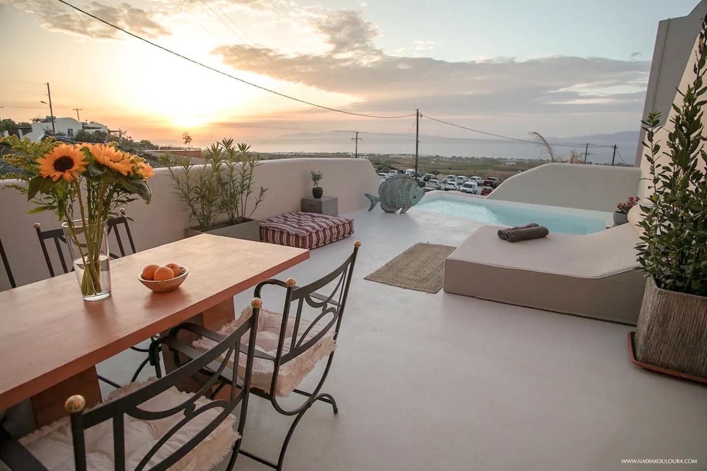 Pink Freud Villas Santorini Oia  Esterno foto