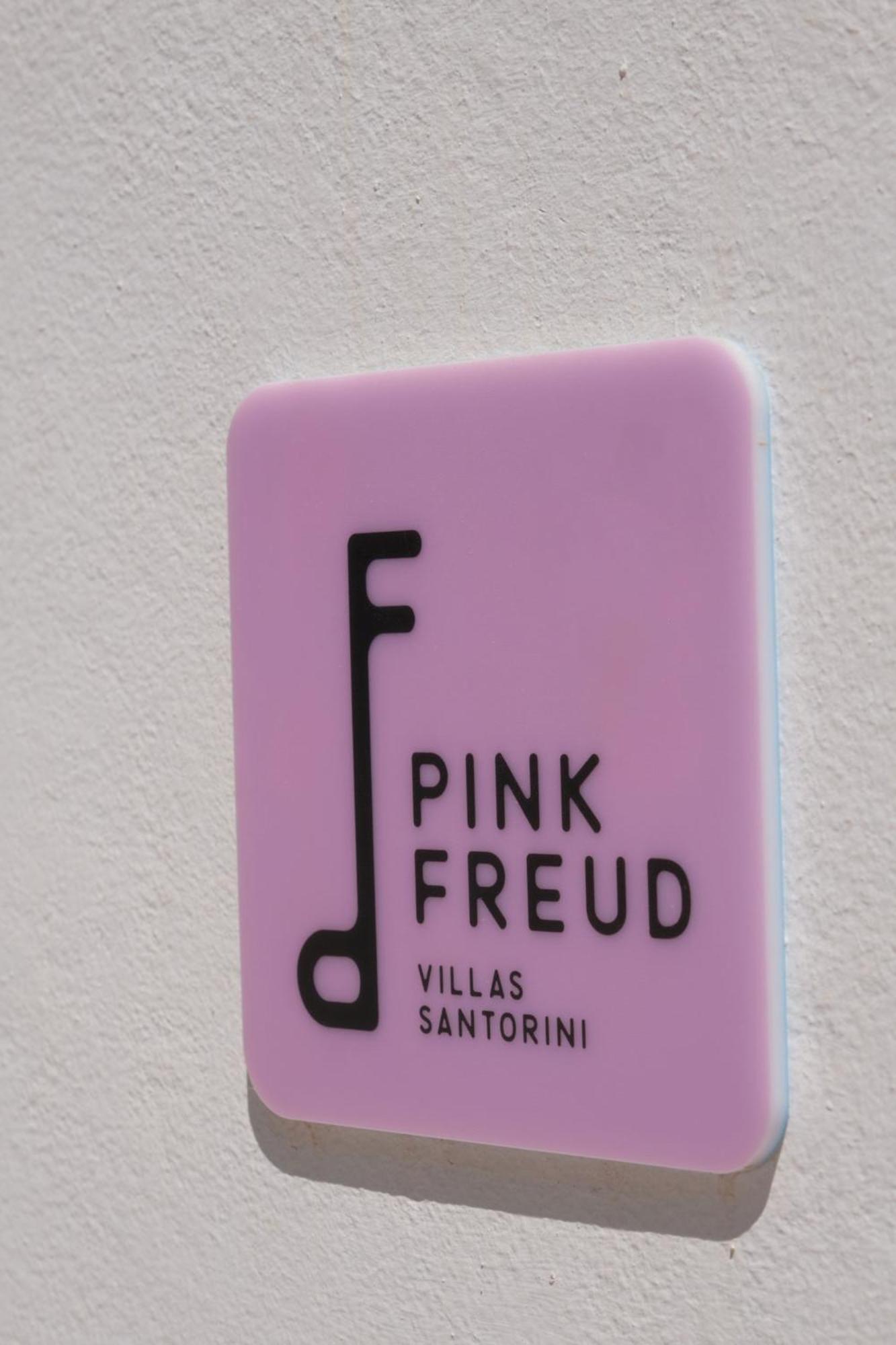 Pink Freud Villas Santorini Oia  Esterno foto